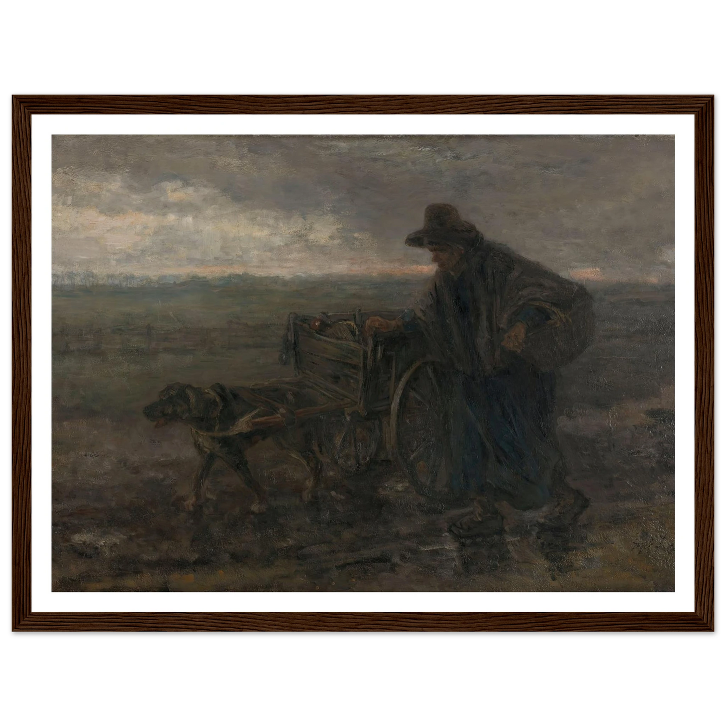 On Country Roads and Fields (1892) Art Print | Jozef Israels-Quipham Collections