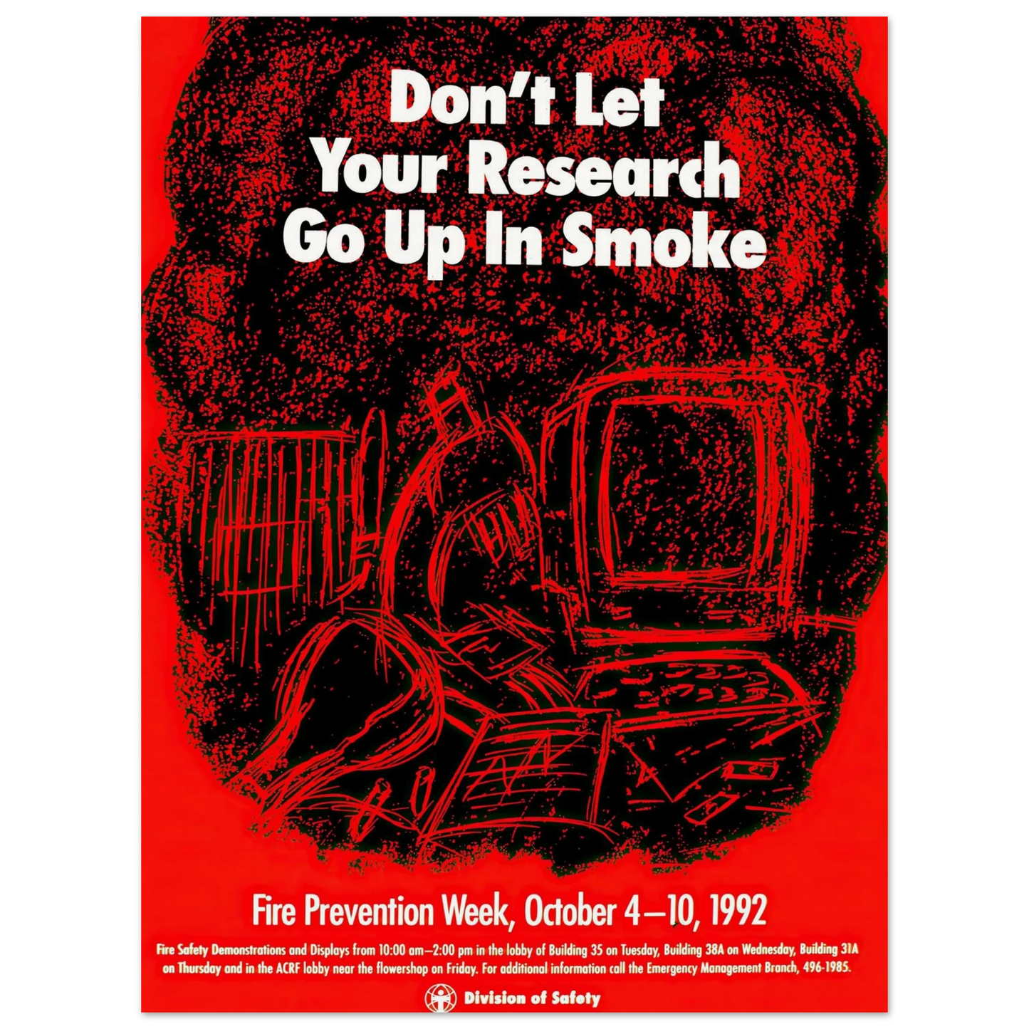 Don’t let your research go up in smoke (1992) Art Print | National Institutes of Health-Quipham Collections