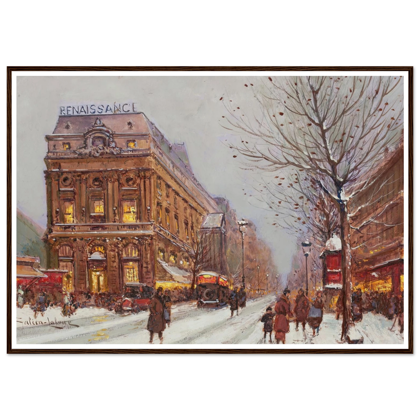 Théâtre de la Renaissance Art Print | Eugene Galien Laloue-Quipham Collections