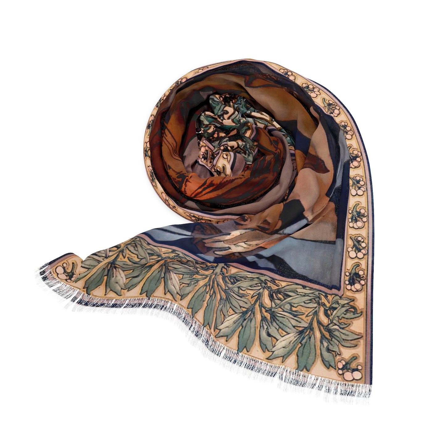 The Evening Star | Alphonse Mucha Scarf – Art Nouveau Scarf-Quipham Collections