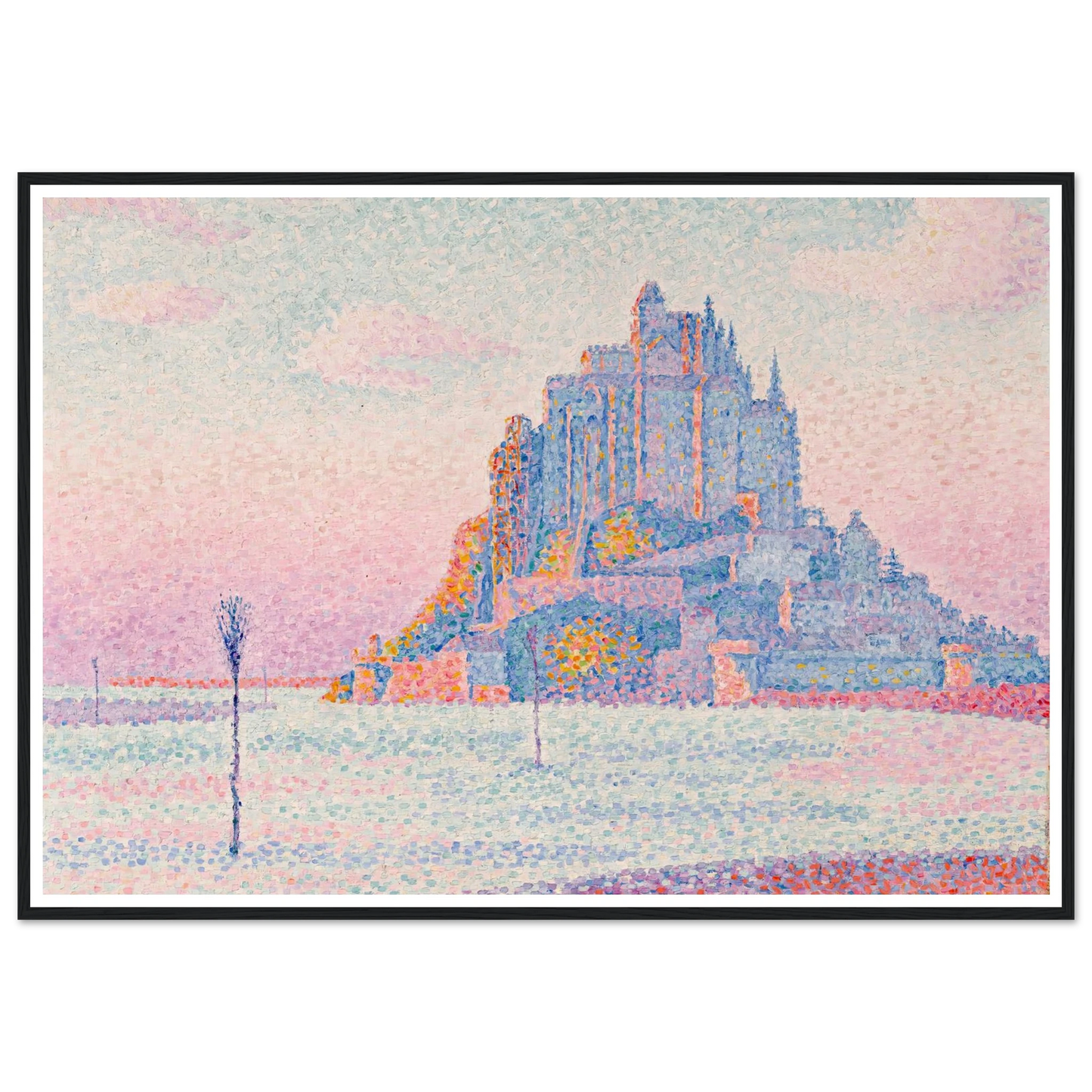 Mont Saint-Michel, Setting Sun (1897) Art Print | Paul Signac-Quipham Collections