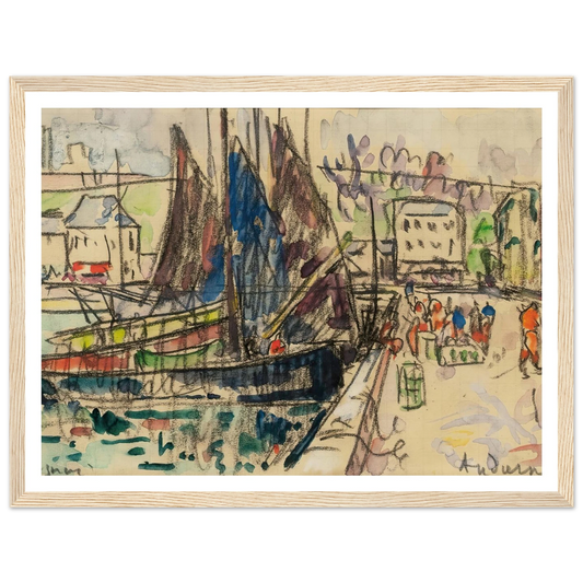 Audierne (1927) Art Print | Paul Signac-Quipham Collections