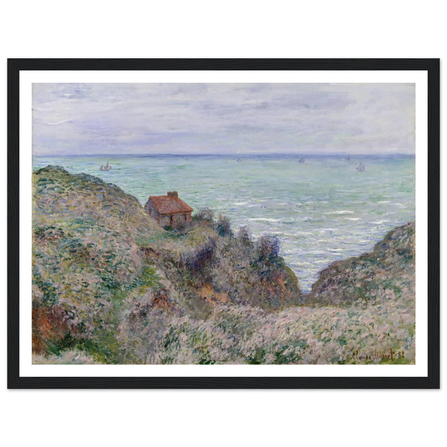 Cabin of the Customs Watch (1882) Art Print | Claude Monet-Quipham Collections