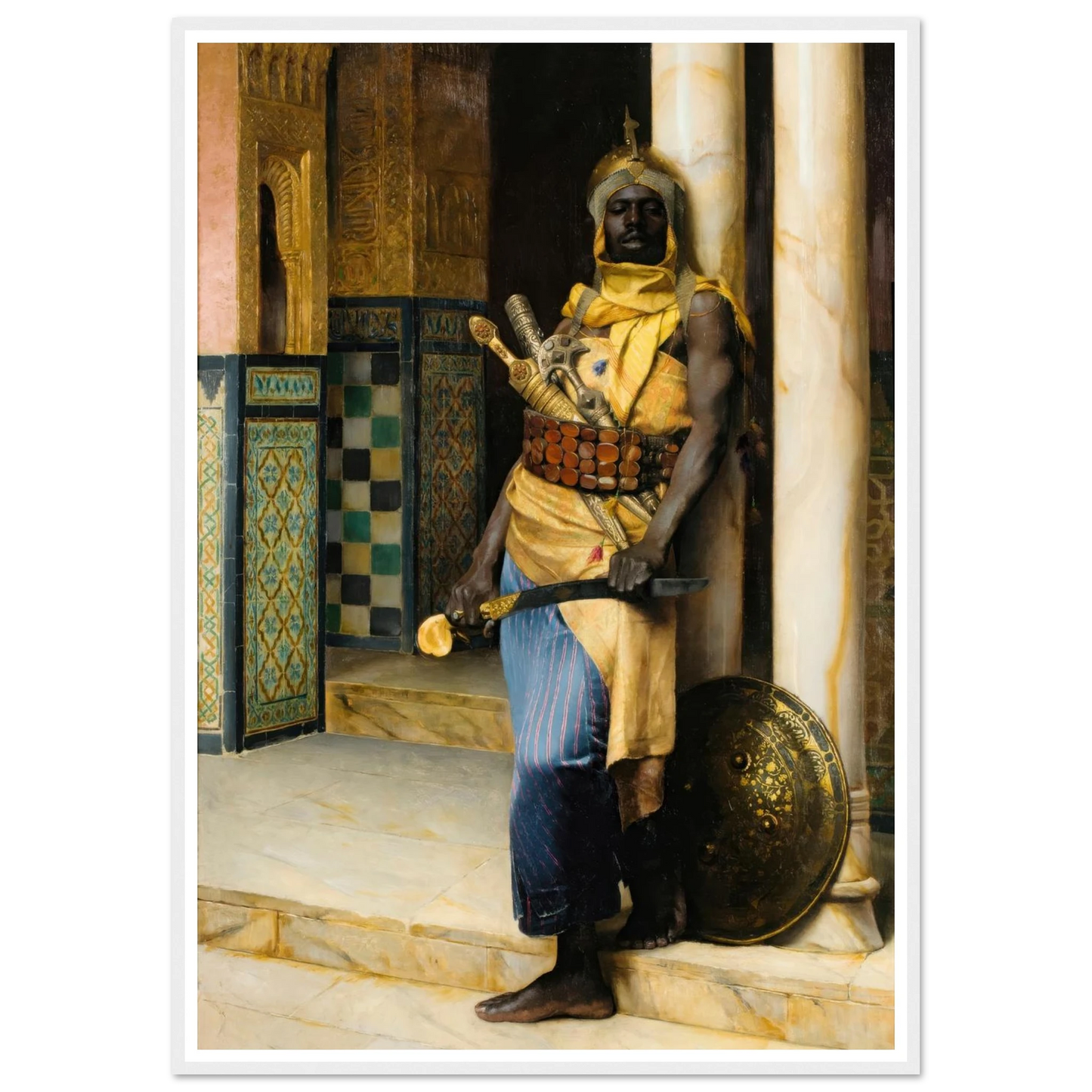 Guarding the Palace (1888) Art Print | Ludwig Deutsch-Quipham Collections