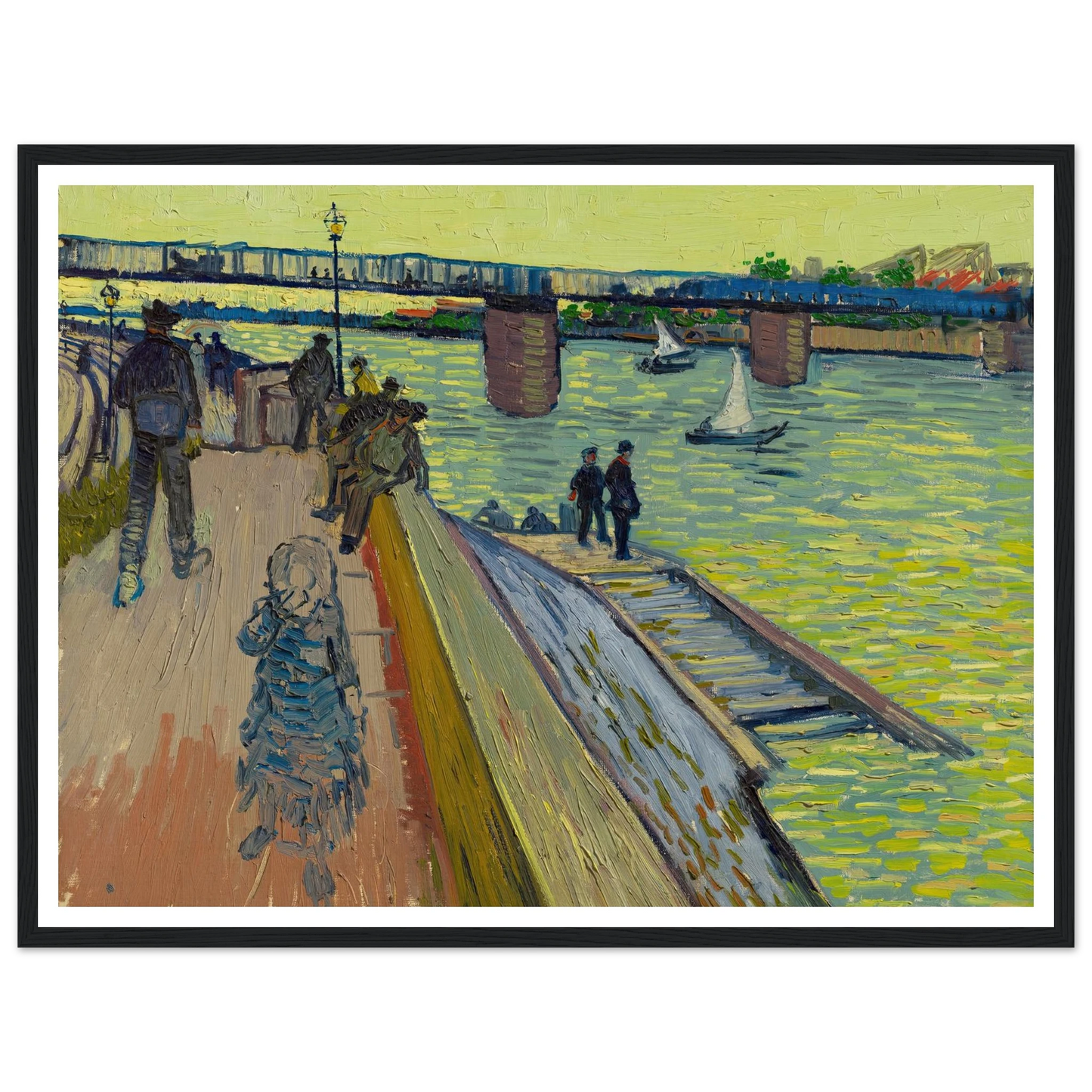 Le pont de Trinquetaille (1888) Art Print | Vincent van Gogh-Quipham Collections
