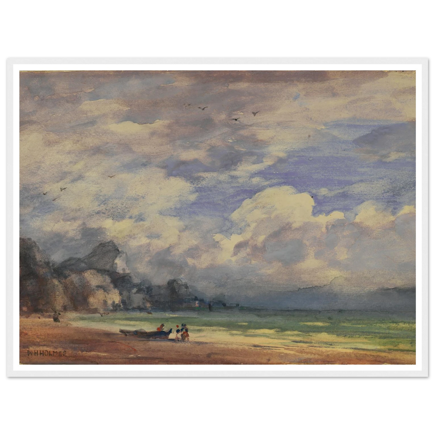 On The California Coast Art Print | William Henry Holmes-Quipham Collections
