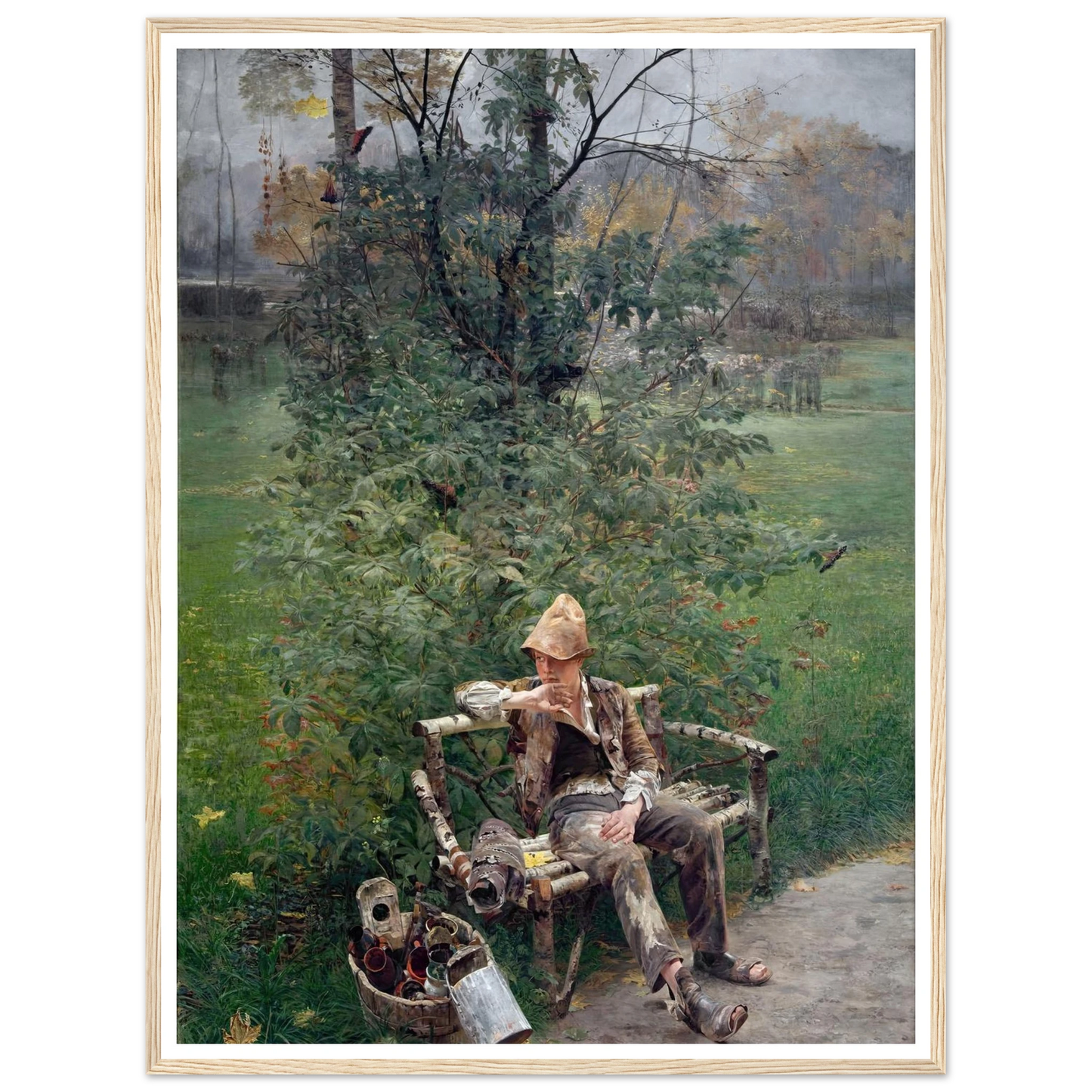 A Painter’s Apprentice (1890) Art Print | Jacek Malczewski-Quipham Collections