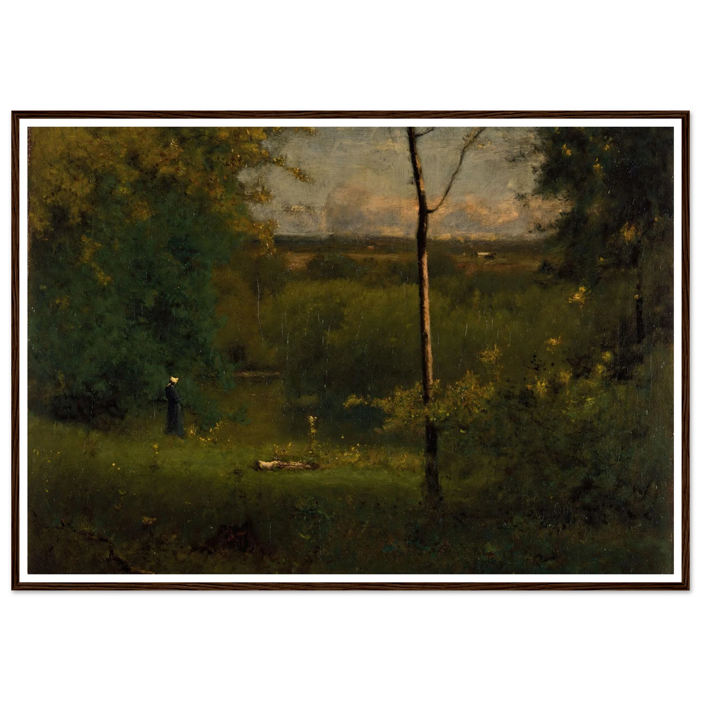 Looking over the River (1886) Art Print | George Inness-Quipham Collections