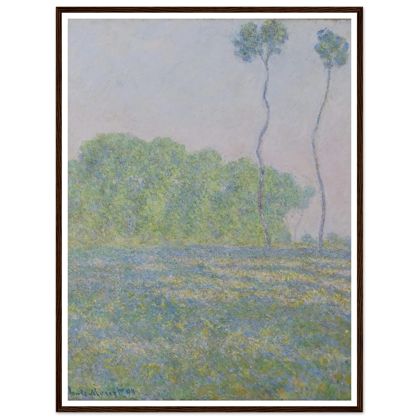 Meadow at Giverny (1894) Art Print | Claude Monet-Quipham Collections