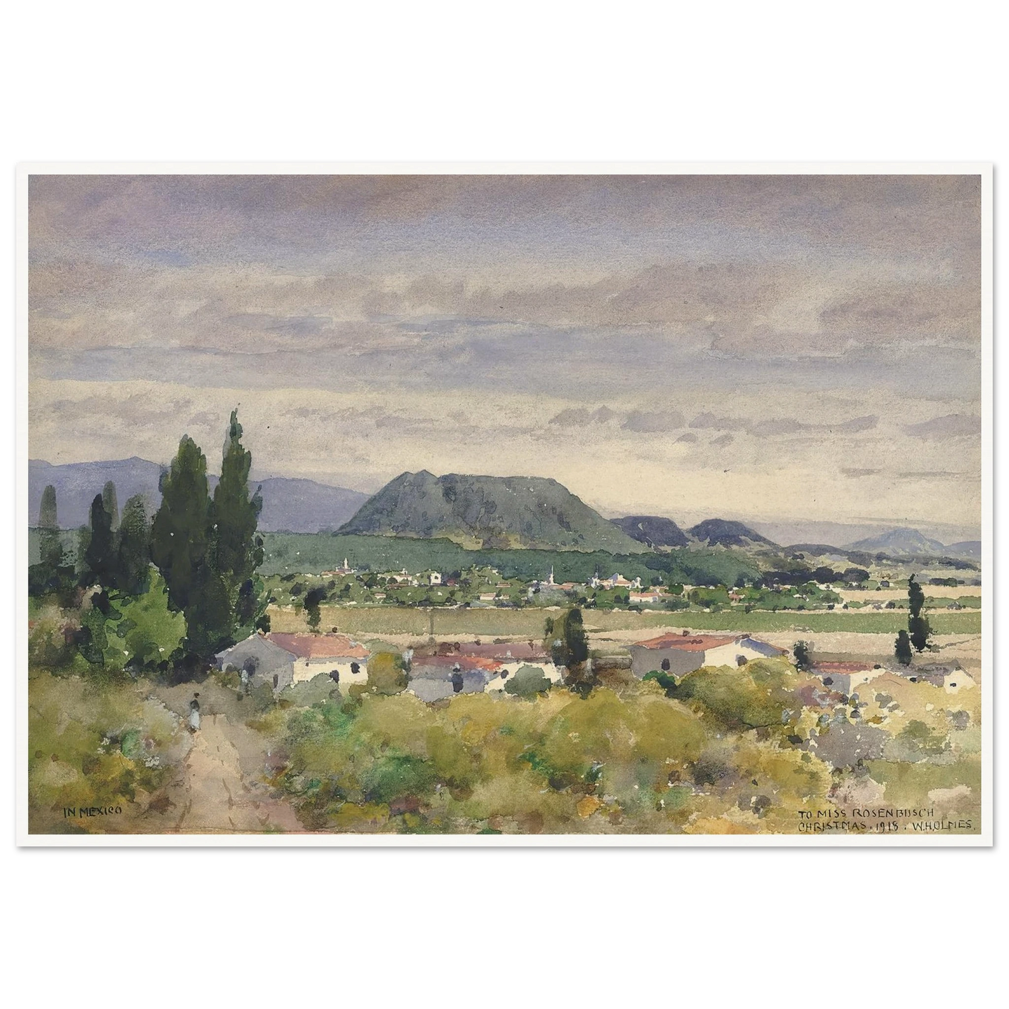 In Mexico (1918) Art Print | William Henry Holmes-Quipham Collections