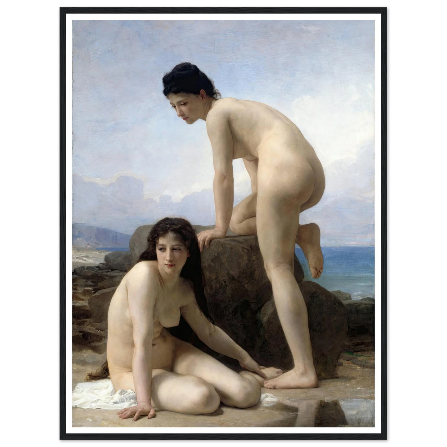 The Bathers (1884) Art Print | William Bouguereau-Quipham Collections