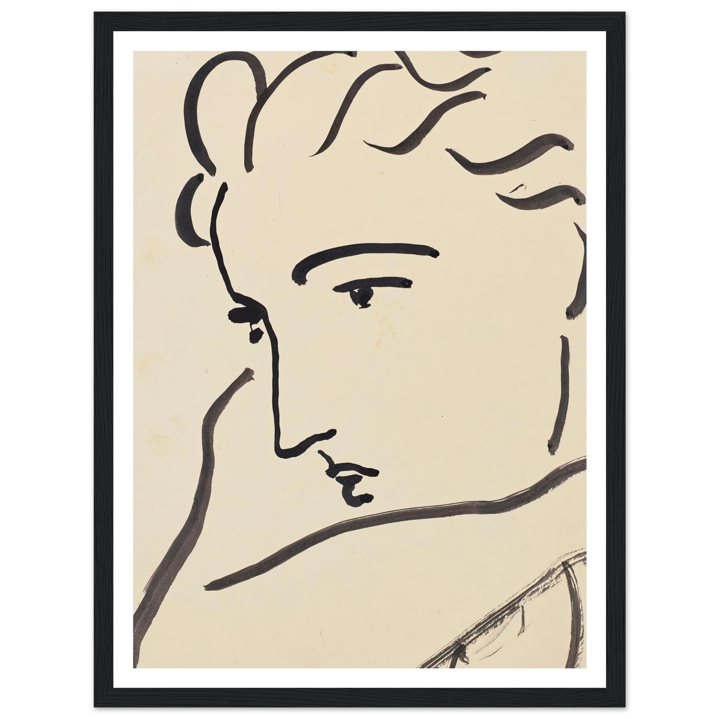 Profil de femme (1946) Art Print | Henri Matisse-Quipham Collections