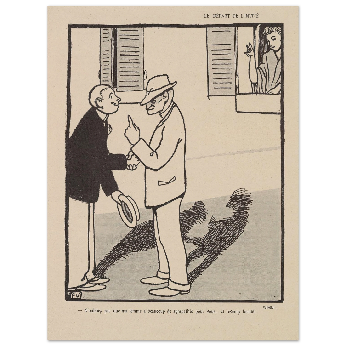 22 août 1903 Art Print | Felix Vallotton-Quipham Collections