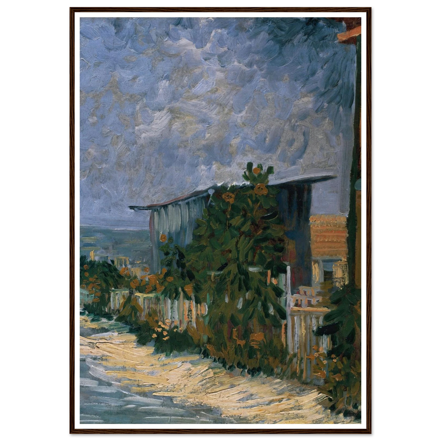 Shelter on Montmartre (1887) Art Print | Vincent van Gogh-Quipham Collections