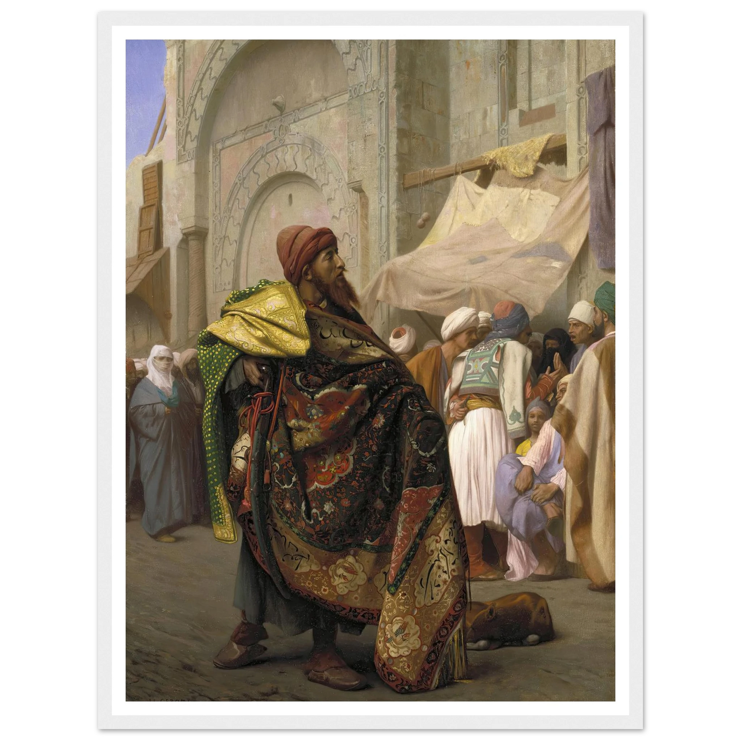 The Carpet Merchant Of Cairo (1869) Art Print | Jean Leon Gerome-Quipham Collections