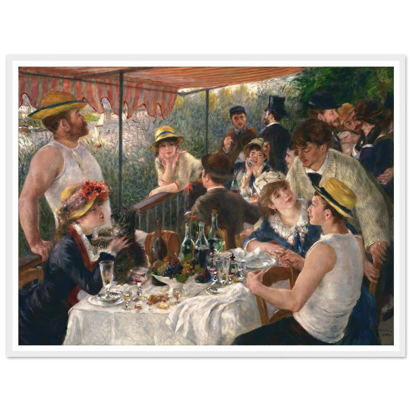 Luncheon of the Boating Party Art Print | Pierre Auguste Renoir-Quipham Collections