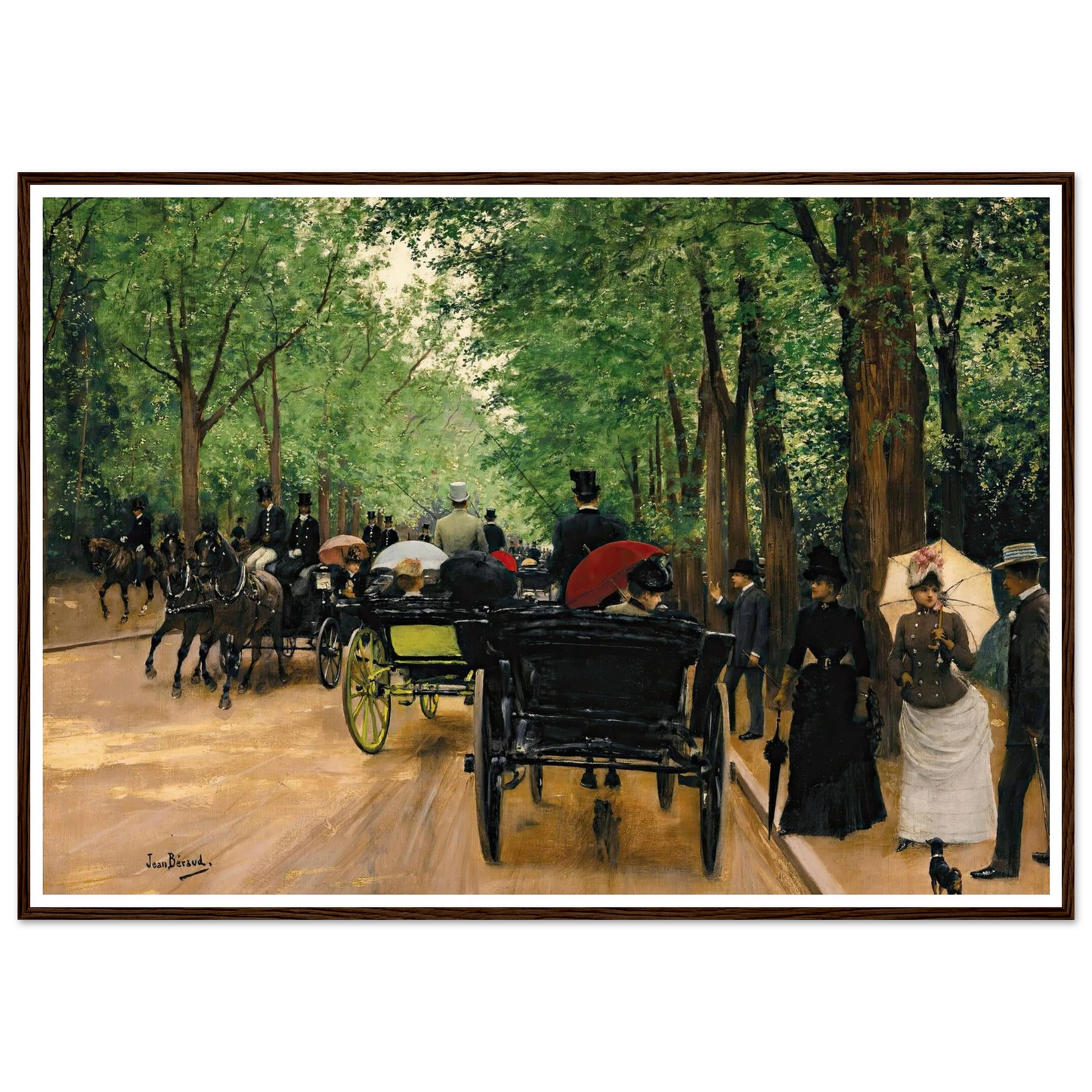 Bois De Boulogne Art Print | Jean Beraud-Quipham Collections
