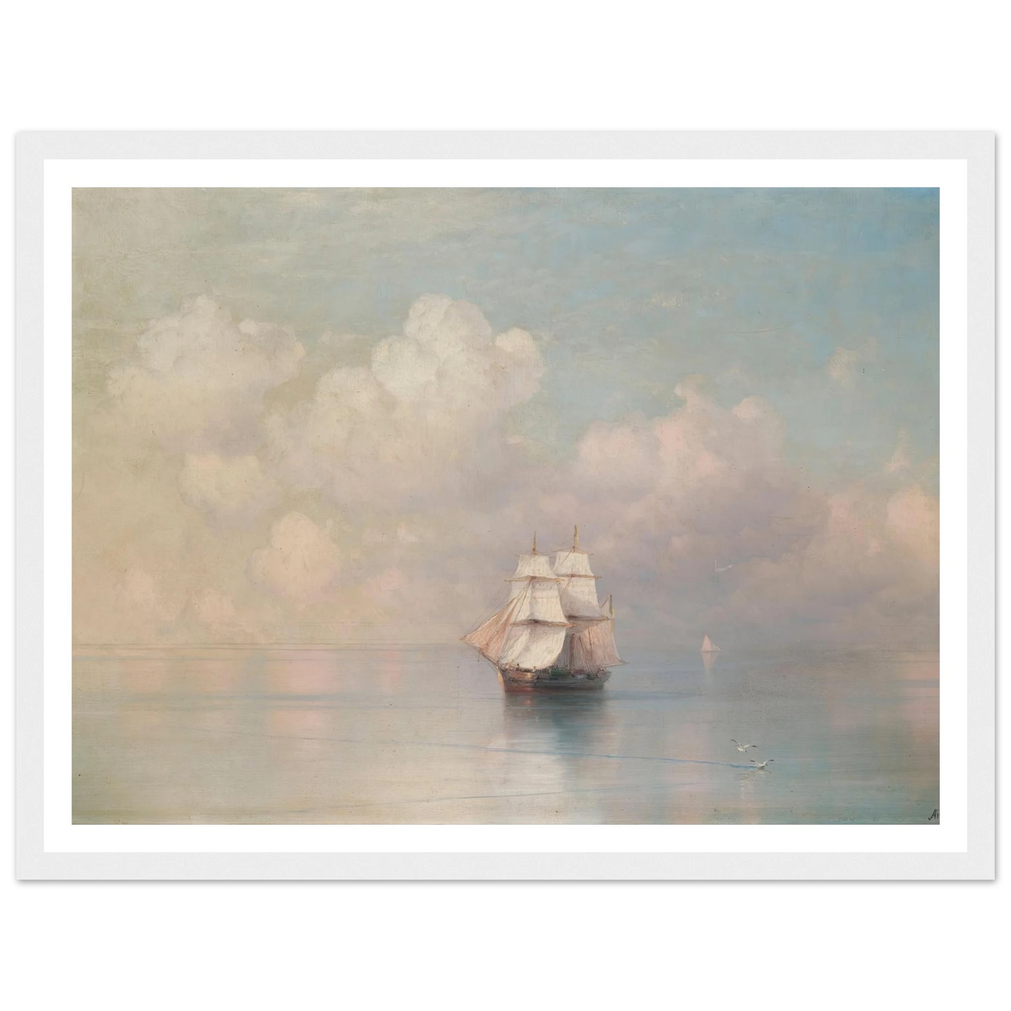 Calm Seas Art Print | Ivan Konstantinovich Aivazovsky-Quipham Collections