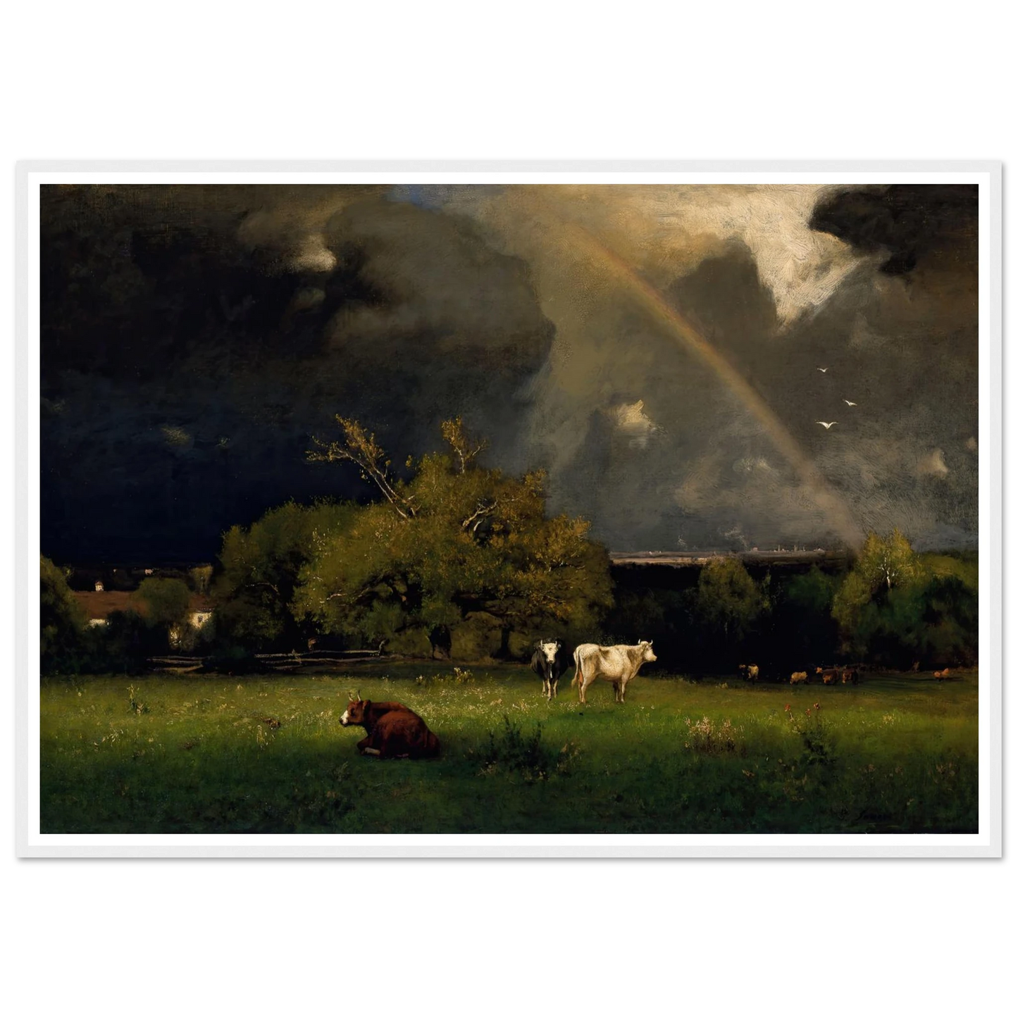 The Rainbow Art Print | George Inness-Quipham Collections