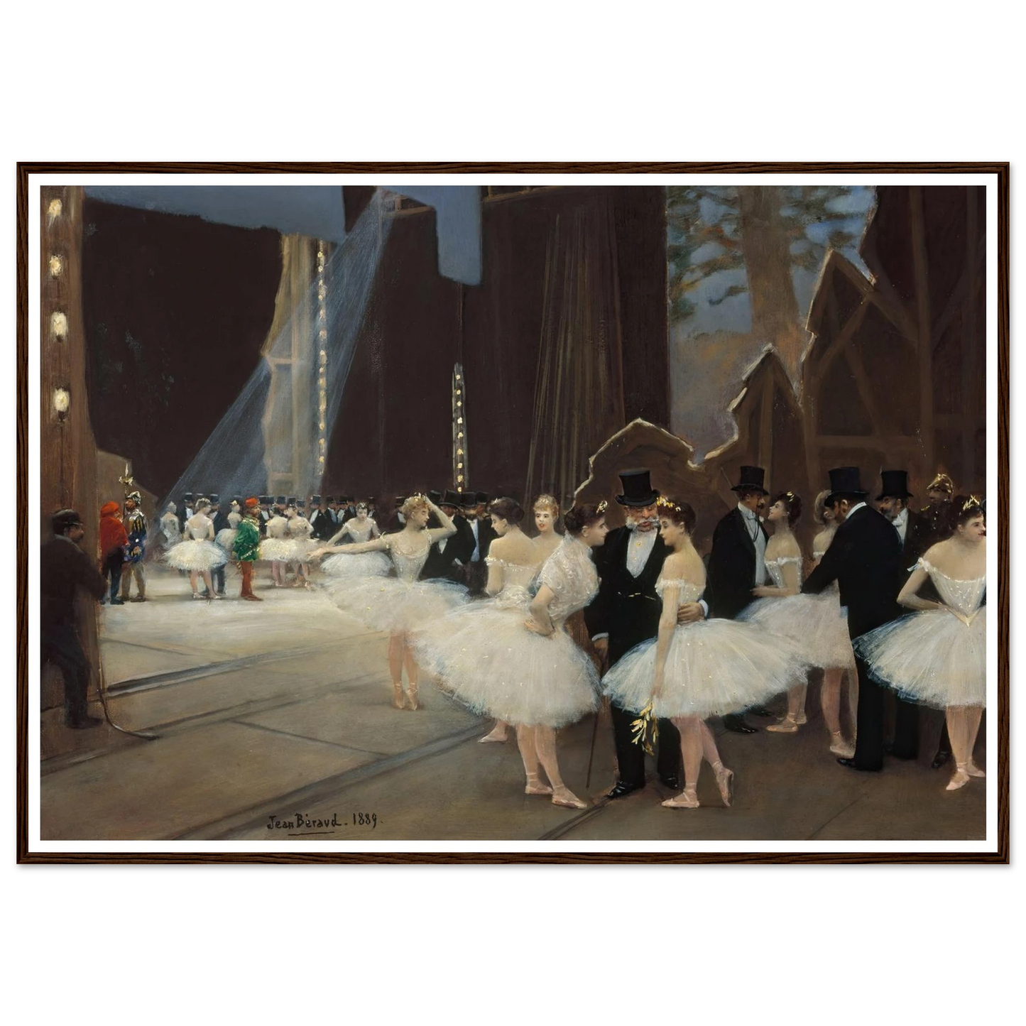 Les coulisses de l’Opéra de Paris (1889) Art Print | Jean Beraud-Quipham Collections