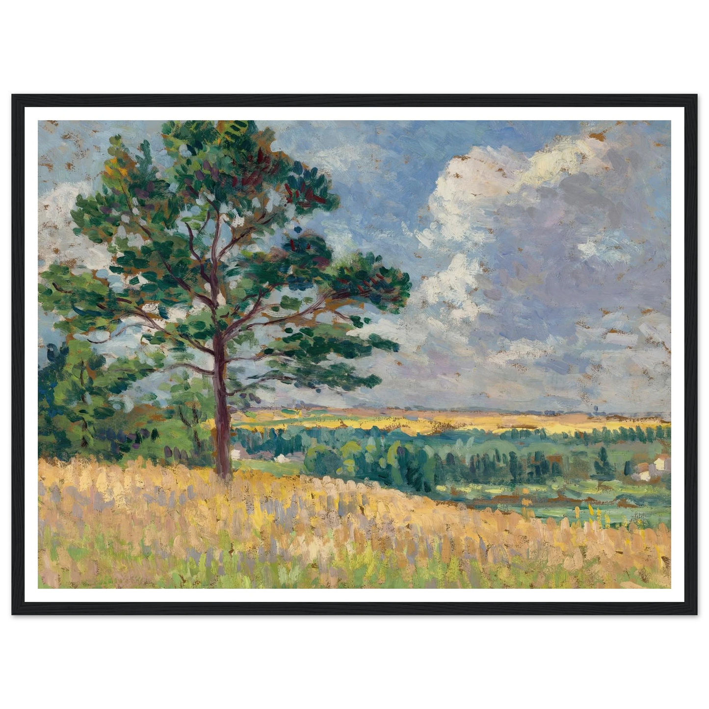 Paysage près de Méréville (circa 1905) Art Print | Maximilien Luce-Quipham Collections