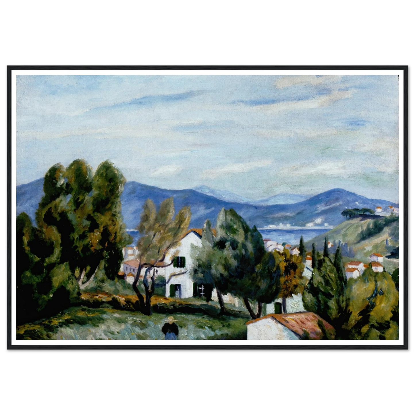 Saint Tropez vu de la Maison de Vildrac Art Print | Henri Manguin-Quipham Collections