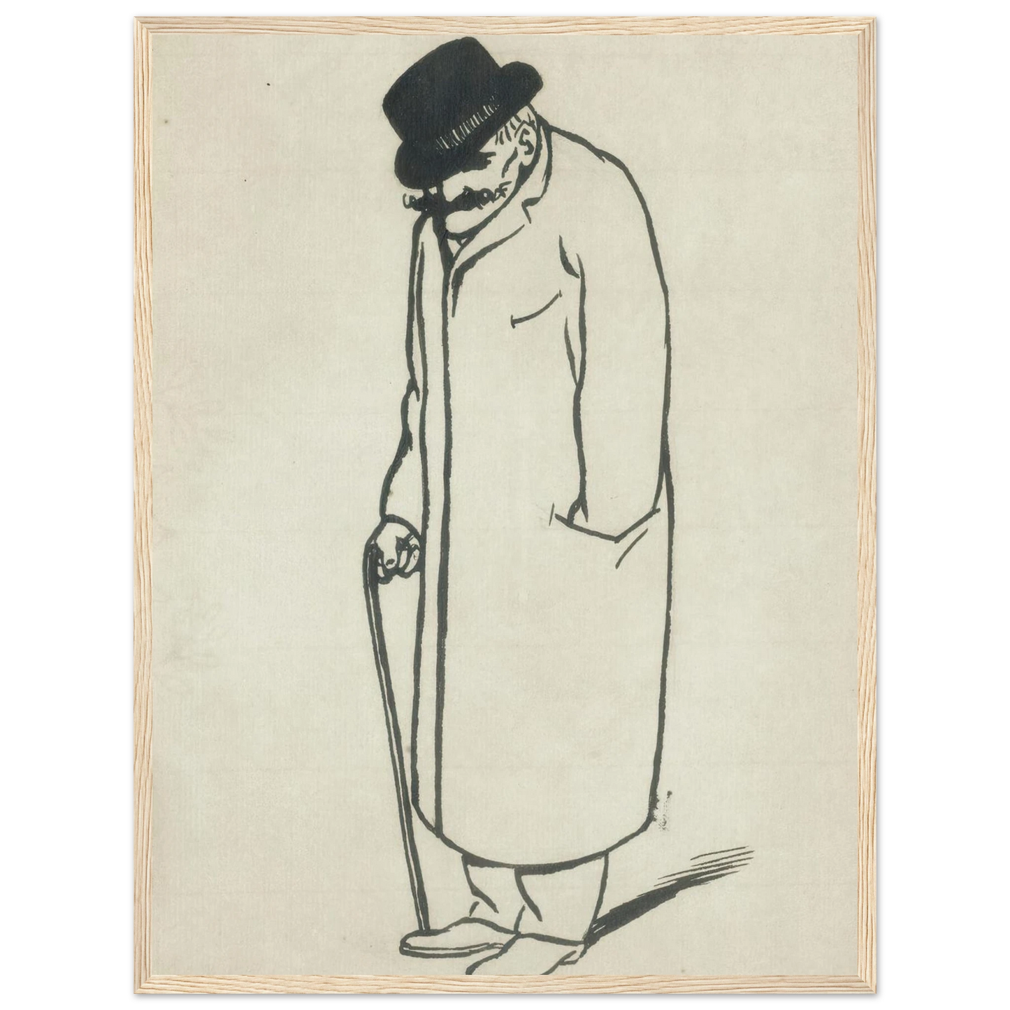 A dead man talking Art Print | Felix Vallotton-Quipham Collections