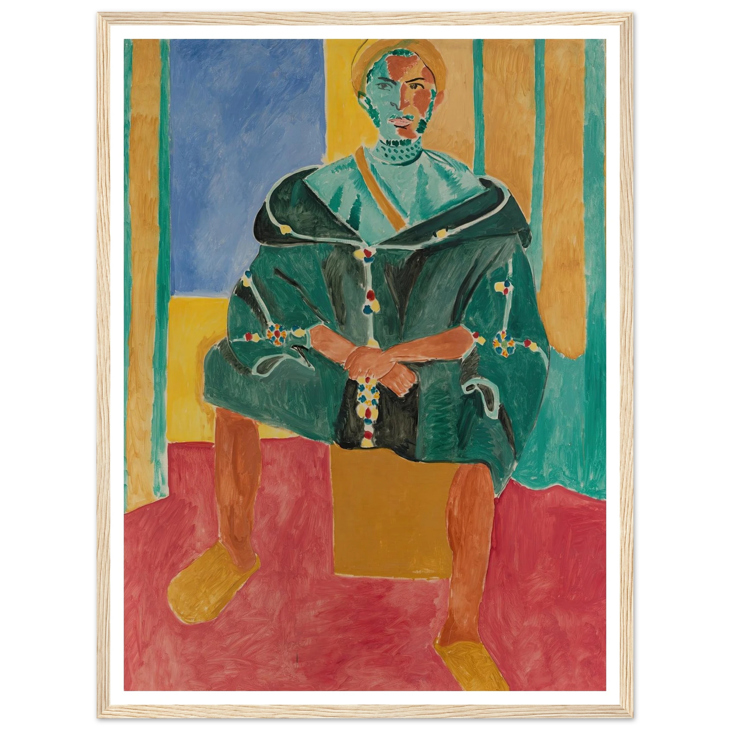 Seated Riffian (Le Rifain assis) (1912) Art Print | Henri Matisse-Quipham Collections
