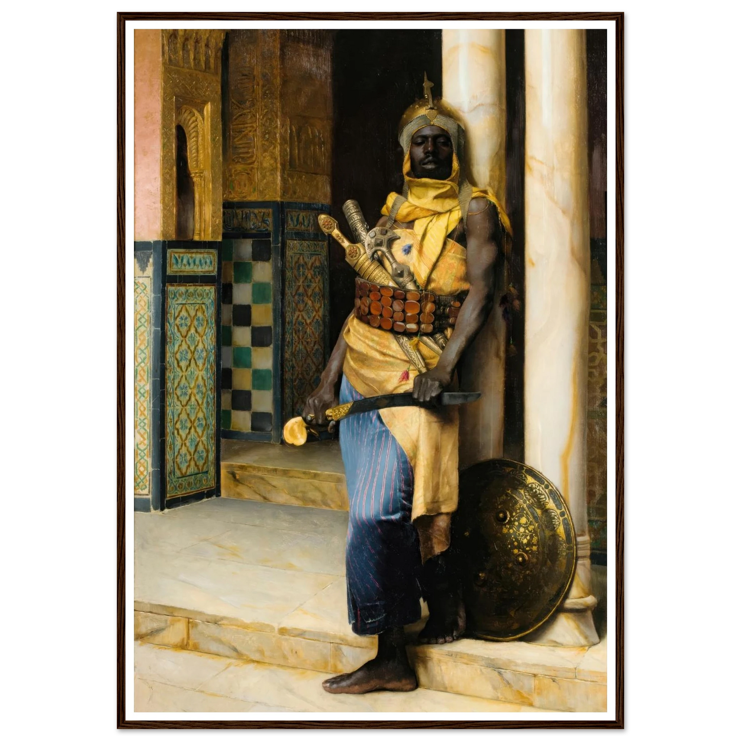Guarding the Palace (1888) Art Print | Ludwig Deutsch-Quipham Collections