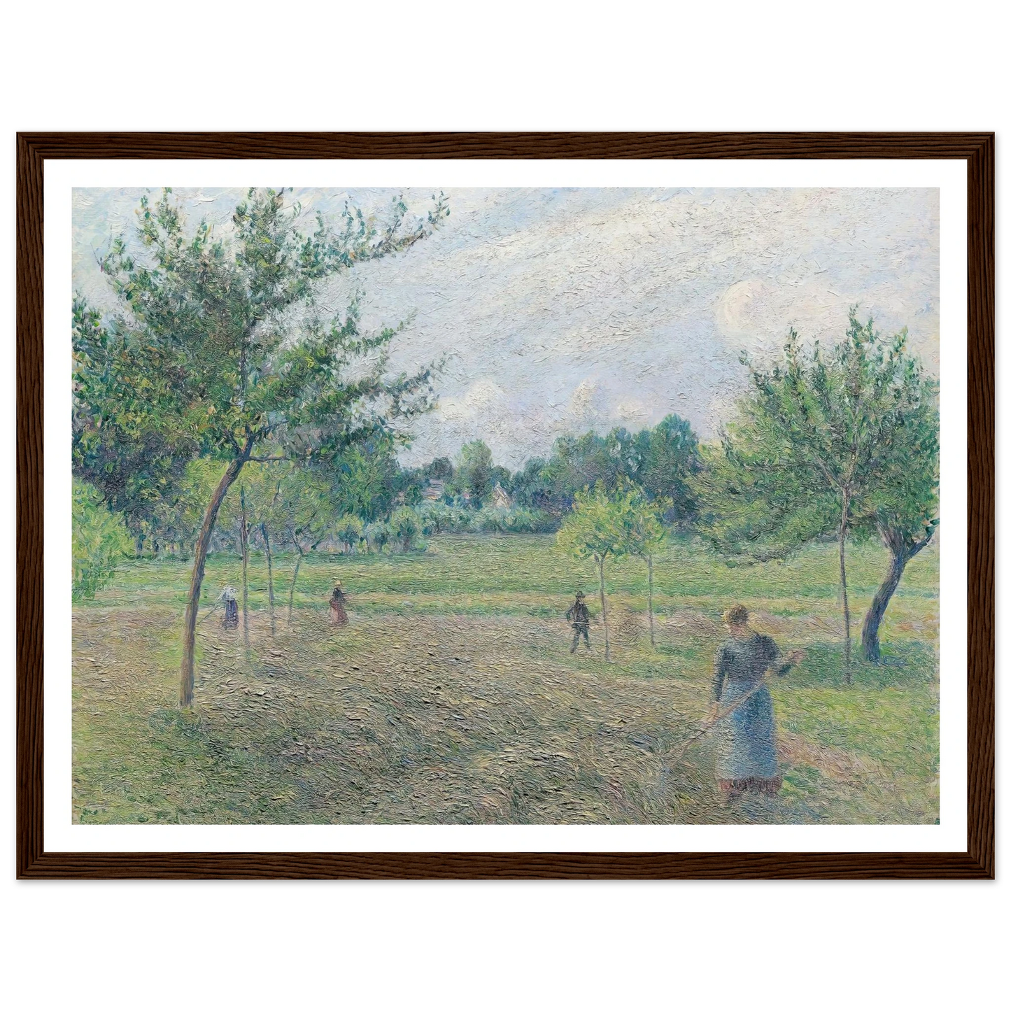 Haymaking at Éragny (1892) Art Print | Camille Pissarro-Quipham Collections