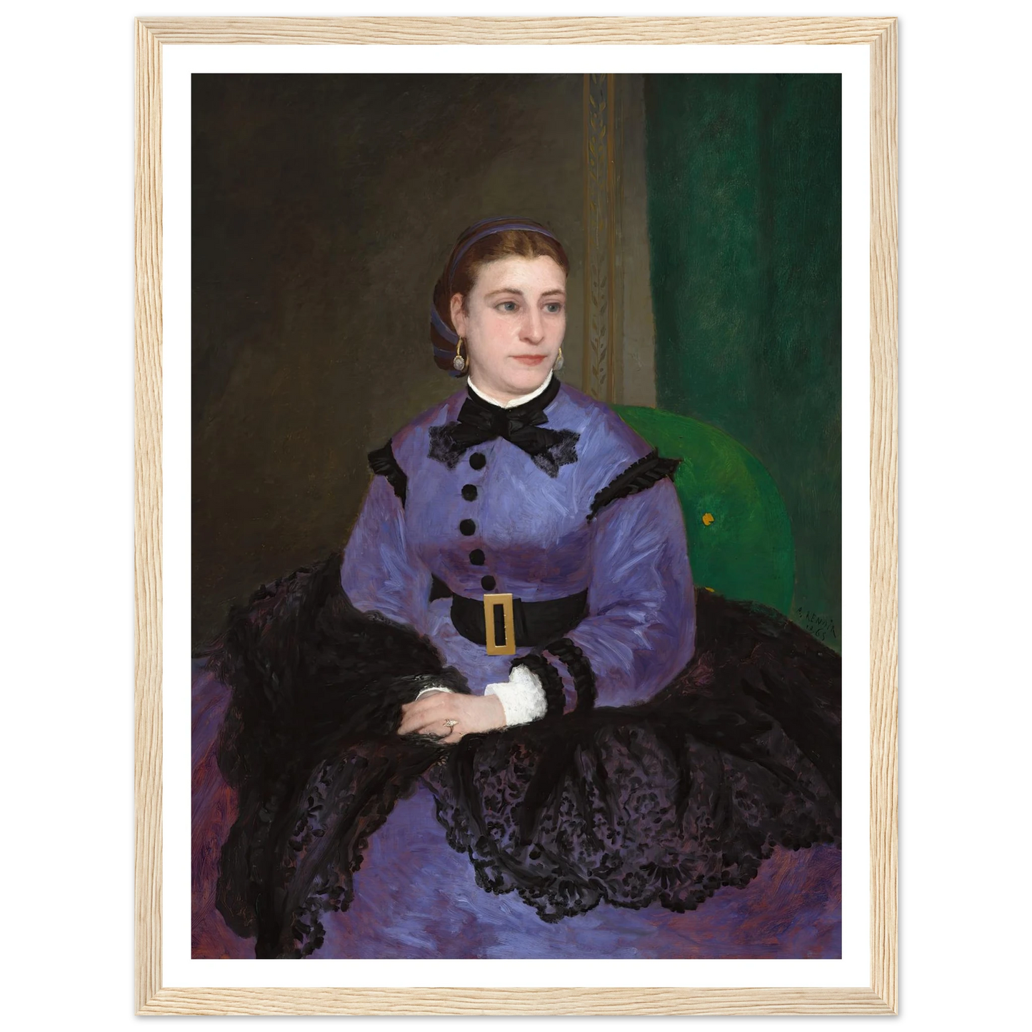 Mademoiselle Sicot (1865) Art Print | Pierre Auguste Renoir-Quipham Collections