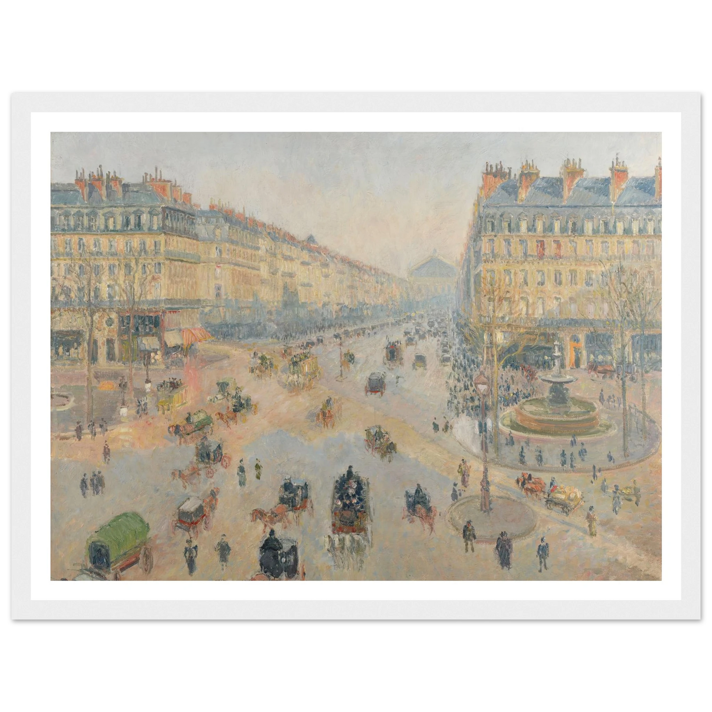 L’Avenue de l’Opéra (1898) Art Print | Camille Pissarro-Quipham Collections