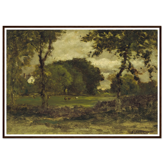 Medfield, Massachusetts (A Medfield Farm) (circa 1866) Art Print | George Inness-Quipham Collections