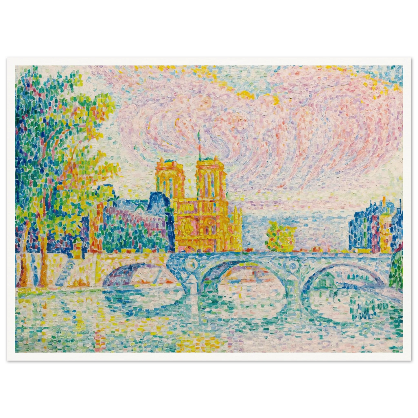 La Cité, Paris (1934) Art Print | Paul Signac-Quipham Collections