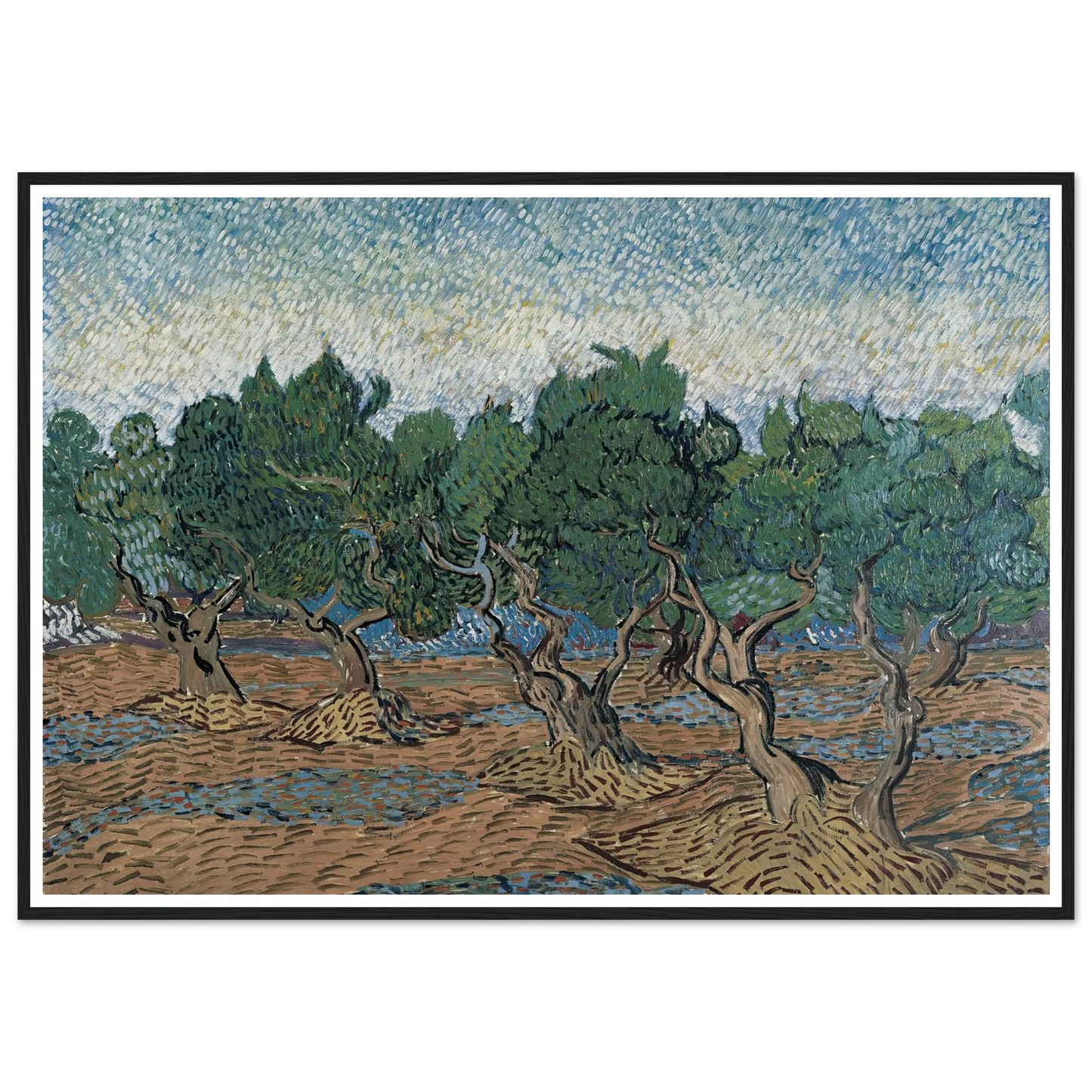 Olive grove Art Print | Vincent van Gogh-Quipham Collections