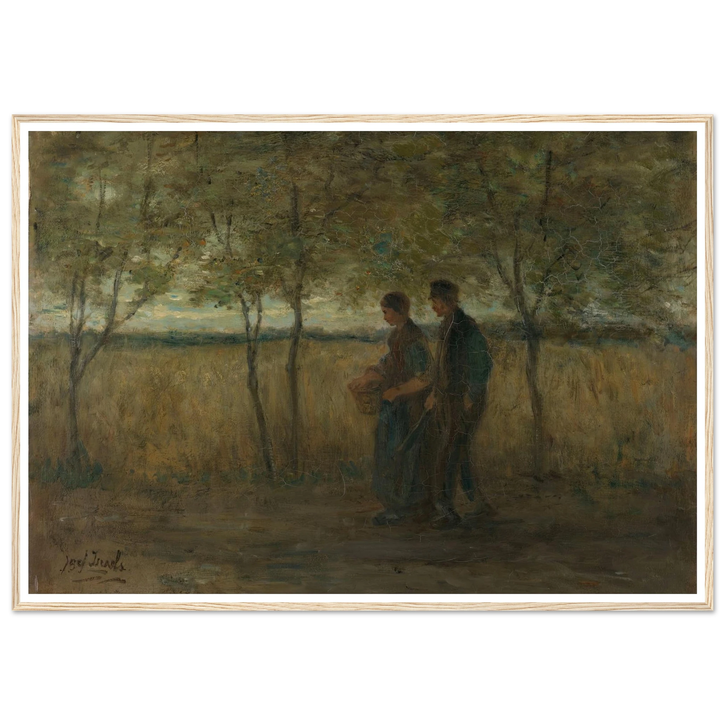 ‘Turning homewards’ (1860 - 1911) Art Print | Jozef Israels-Quipham Collections