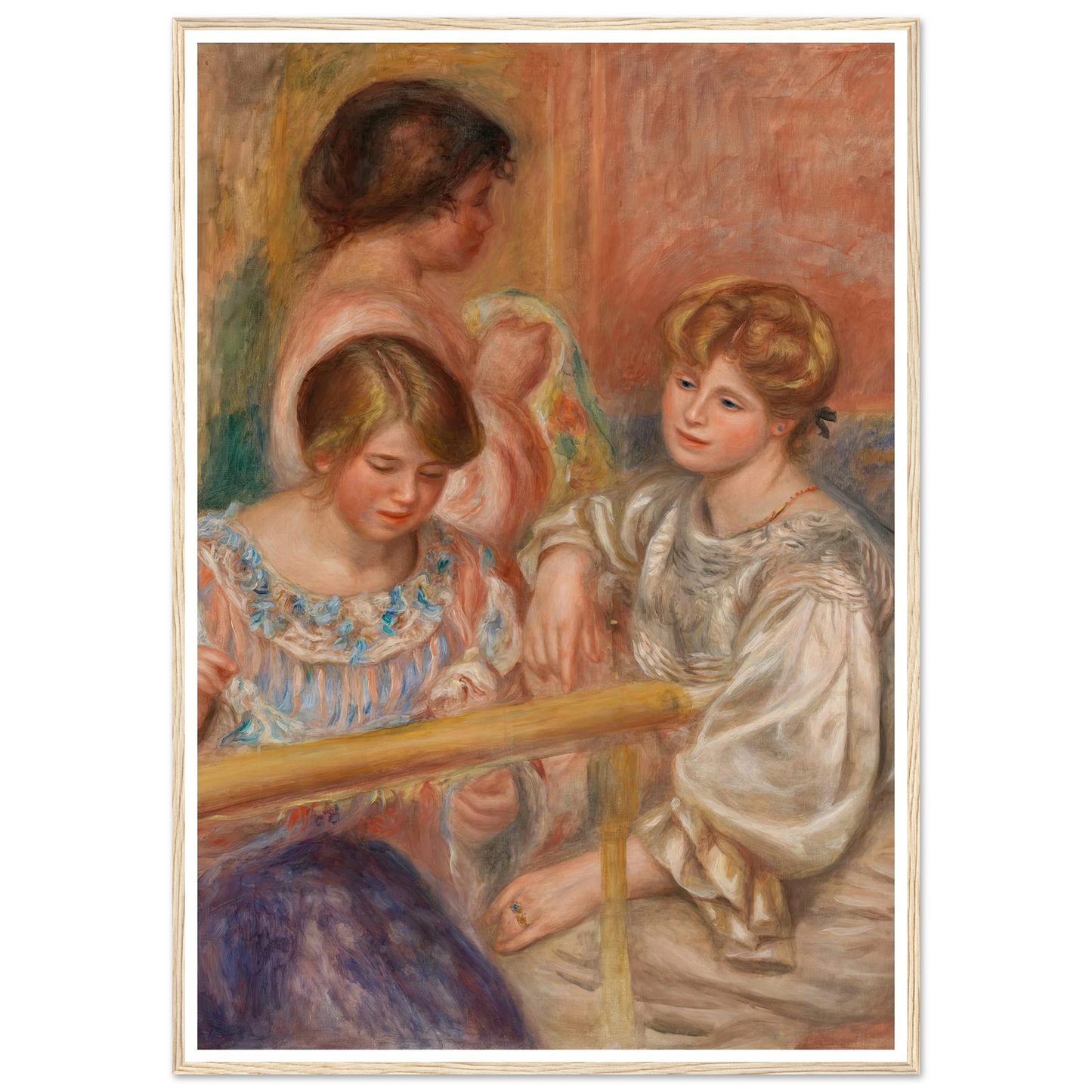 Embroiderers (Les Brodeuses) (c. 1902) Art Print | Pierre Auguste Renoir-Quipham Collections
