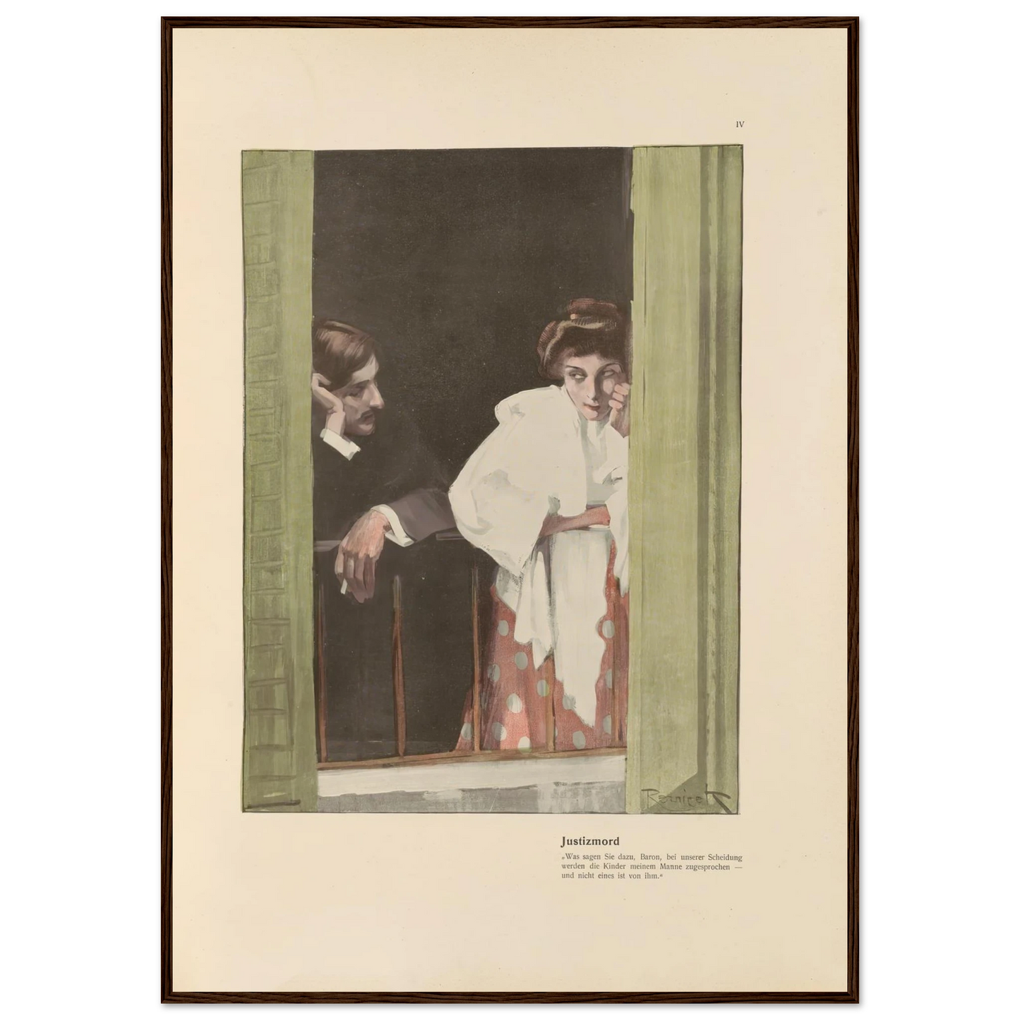 Justizmord (1908) Art Print | Ferdinand Freiherr von Reznicek-Quipham Collections