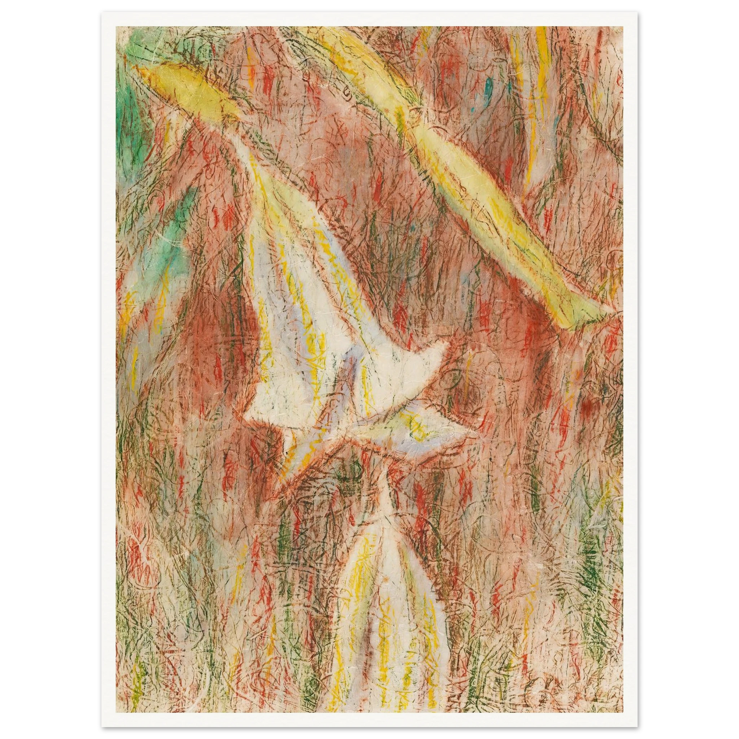 Datura Japonica (Engelstrompeten) (1936) Art Print | Christian Rohlfs-Quipham Collections