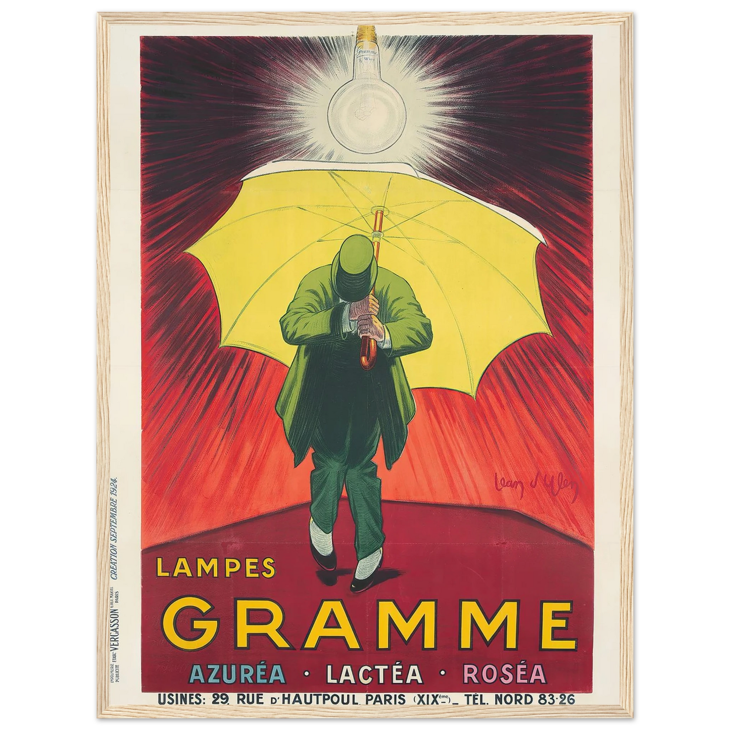 Lampes Gramme (1924) Art Print | Jean Dylen-Quipham Collections