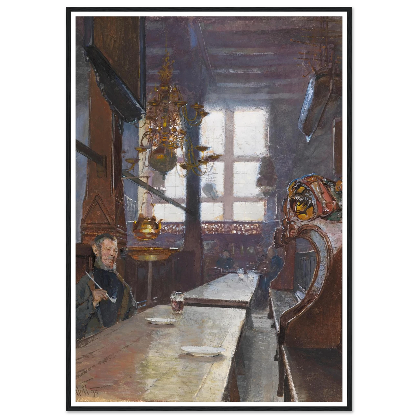 Schifferhaus in Lübeck (1894) Art Print | Carl Moll-Quipham Collections