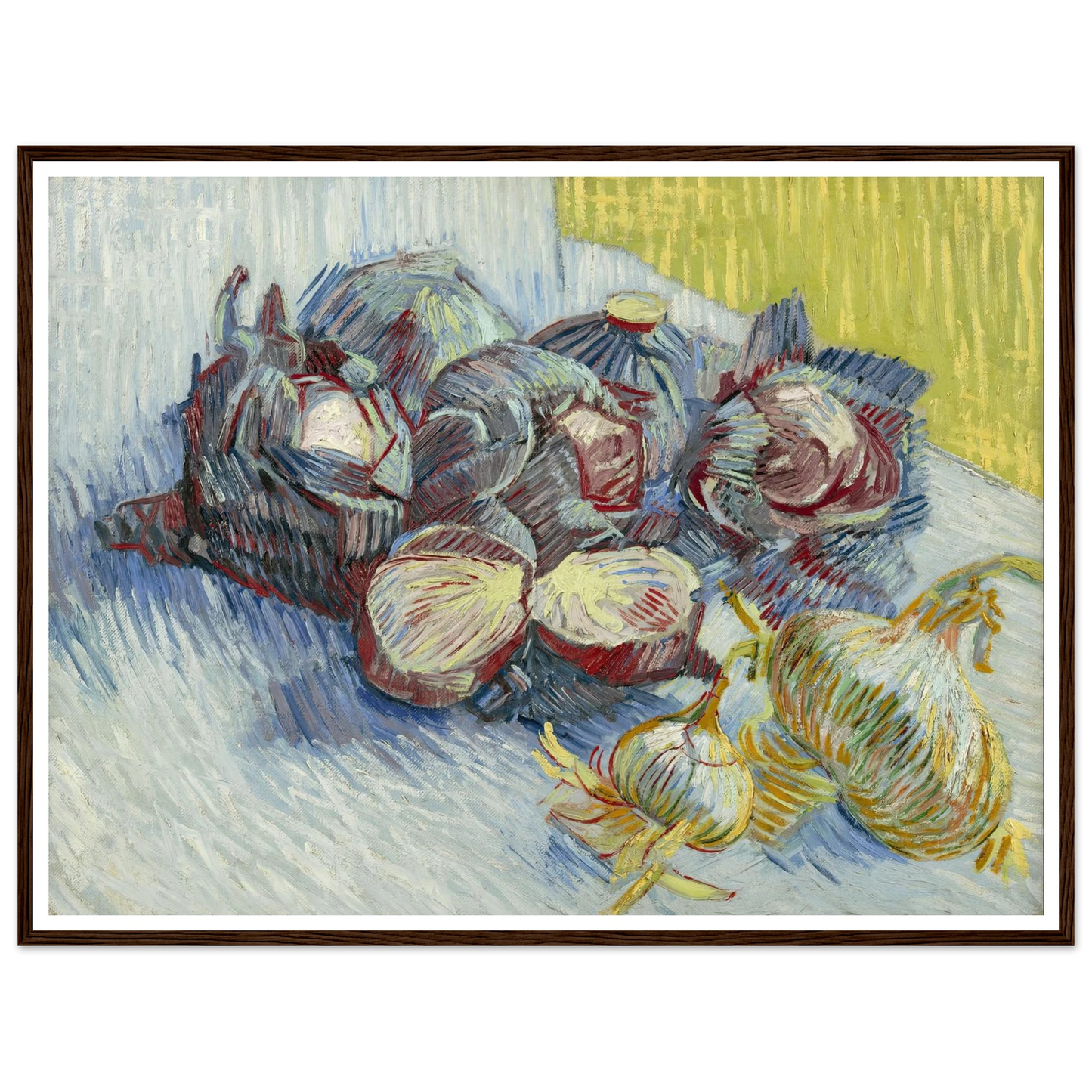 Red cabbages and onions (1887) Art Print | Vincent van Gogh-Quipham Collections