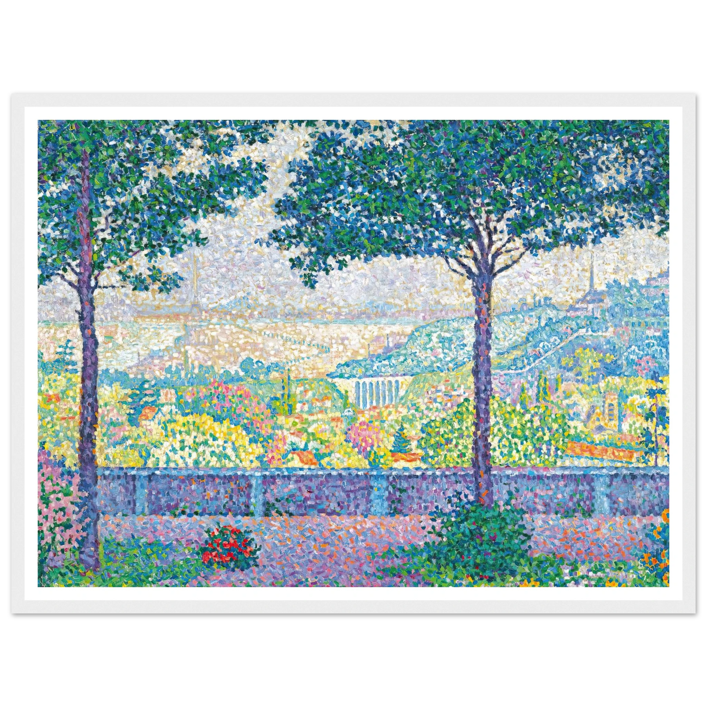 Terrasse De Meudon (1899) Art Print | Paul Signac-Quipham Collections