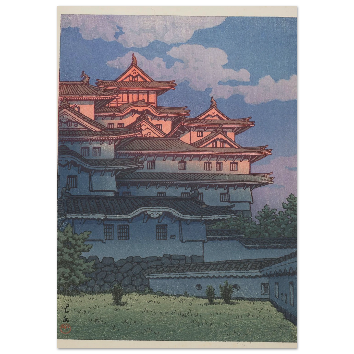 Shirasagijo (Shirasagi Castle) (1948)Art Print | Kawase Hasui-Quipham Collections