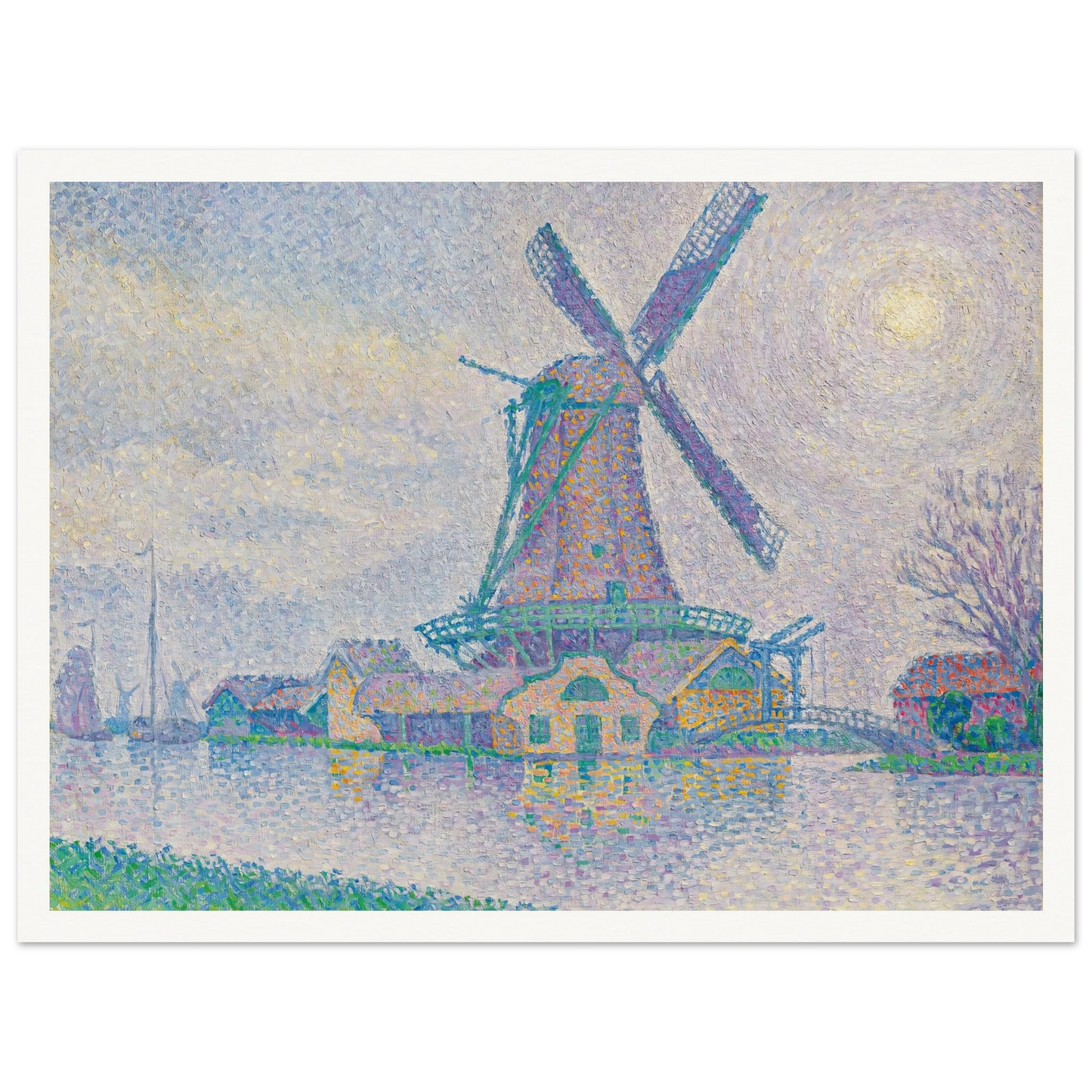 Moulin d’Edam (1896) Art Print | Paul Signac-Quipham Collections