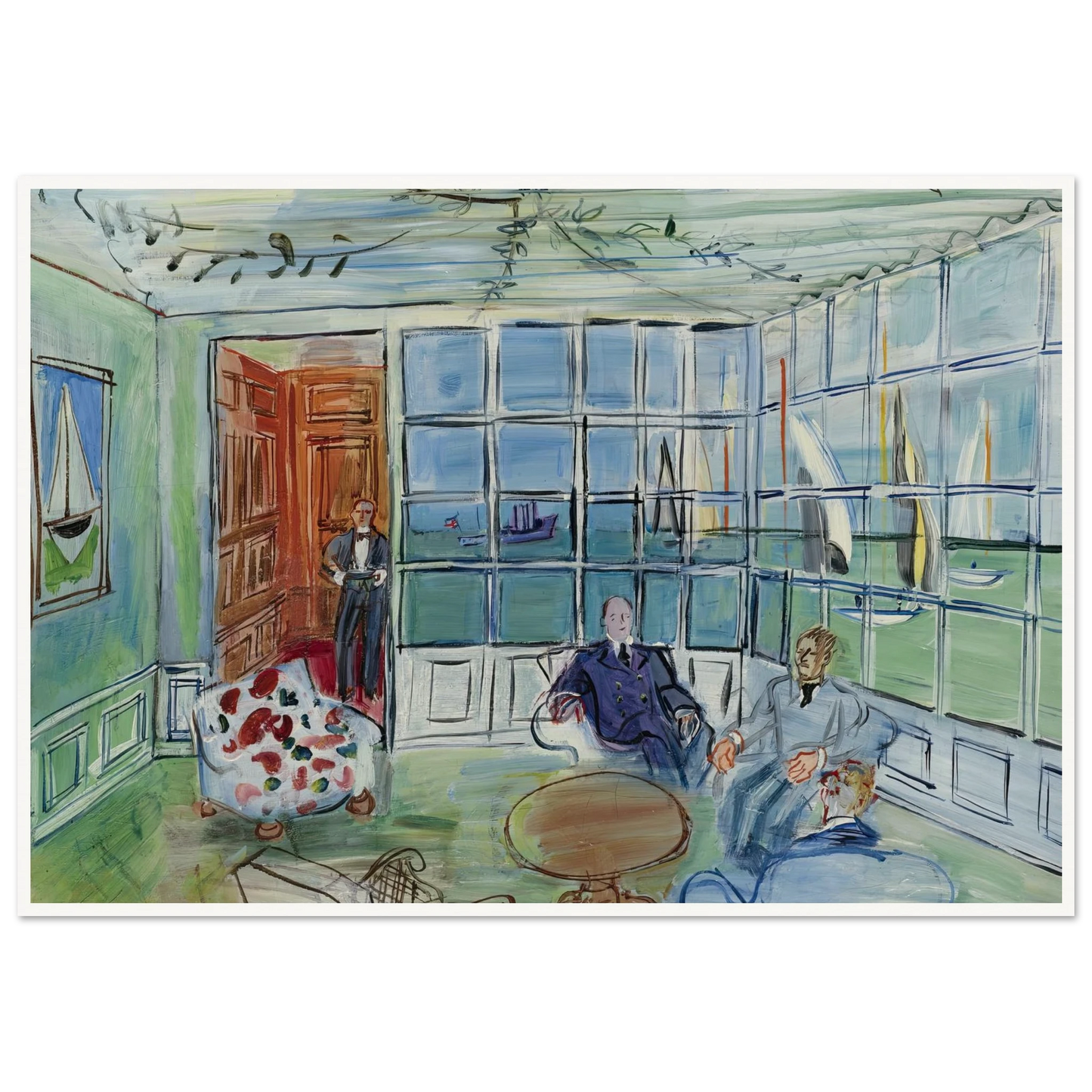 Le Royal Yacht Squadron, Cowes, Isle of Wight Art Print | Raoul Dufy-Quipham Collections