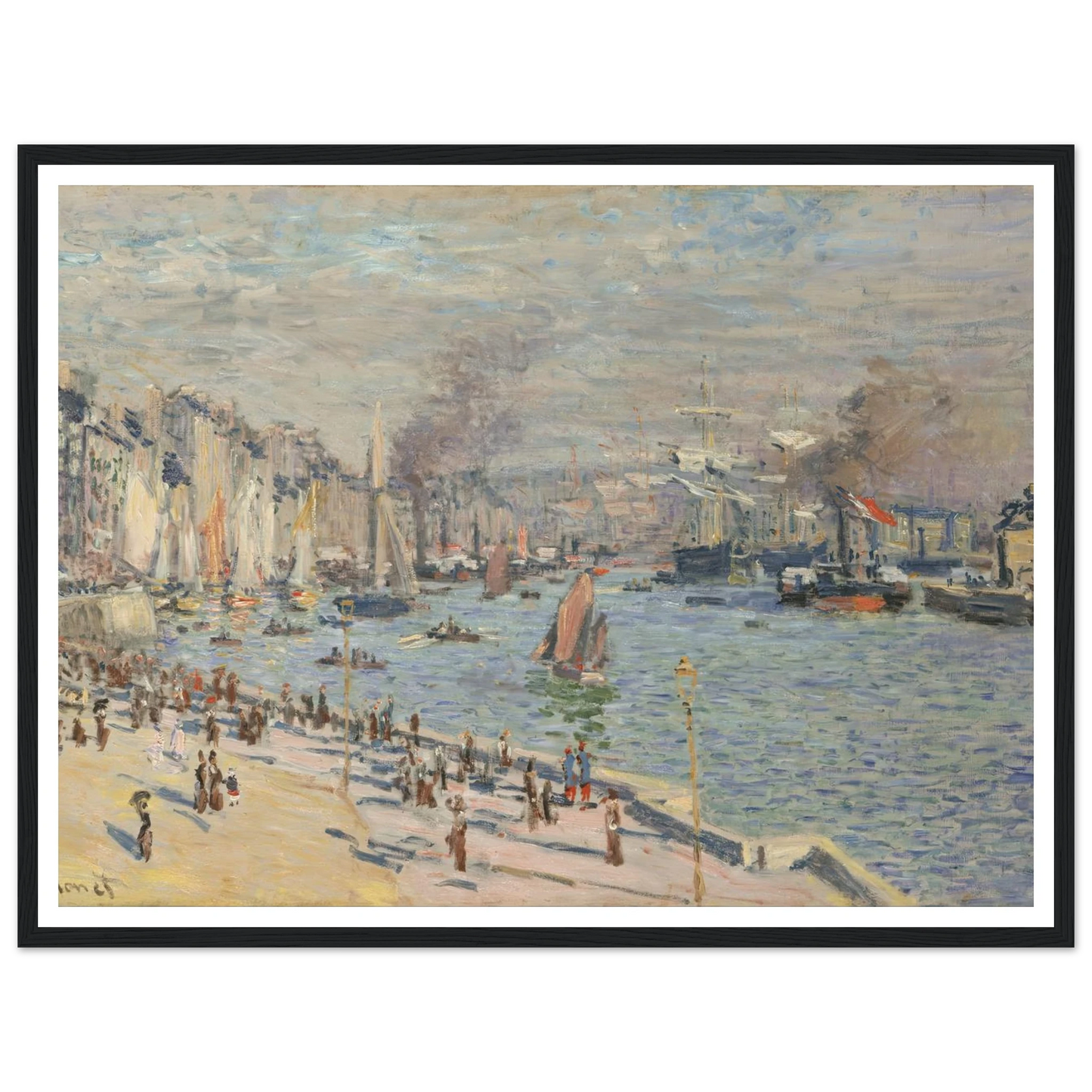 Port of Le Havre (1874) Art Print | Claude Monet-Quipham Collections