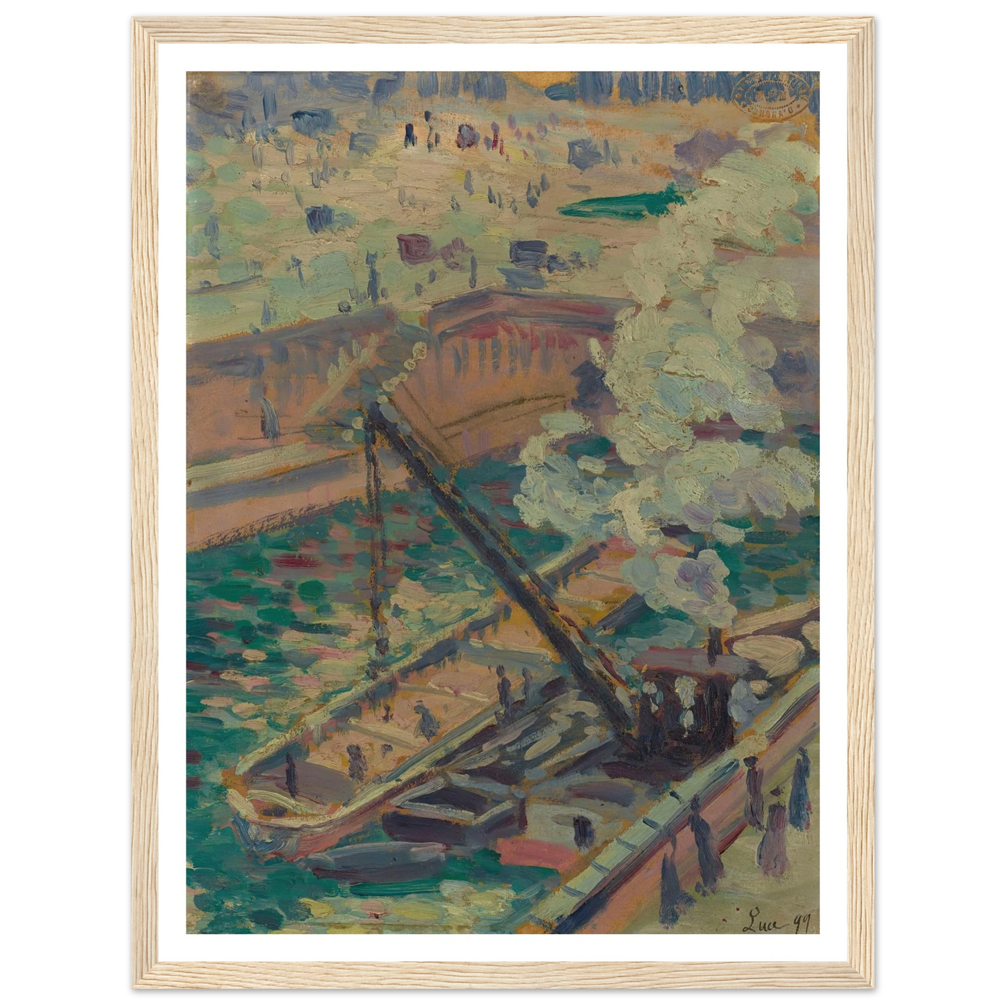 Pochade pour Notre-Dame (1899) Art Print | Maximilien Luce-Quipham Collections
