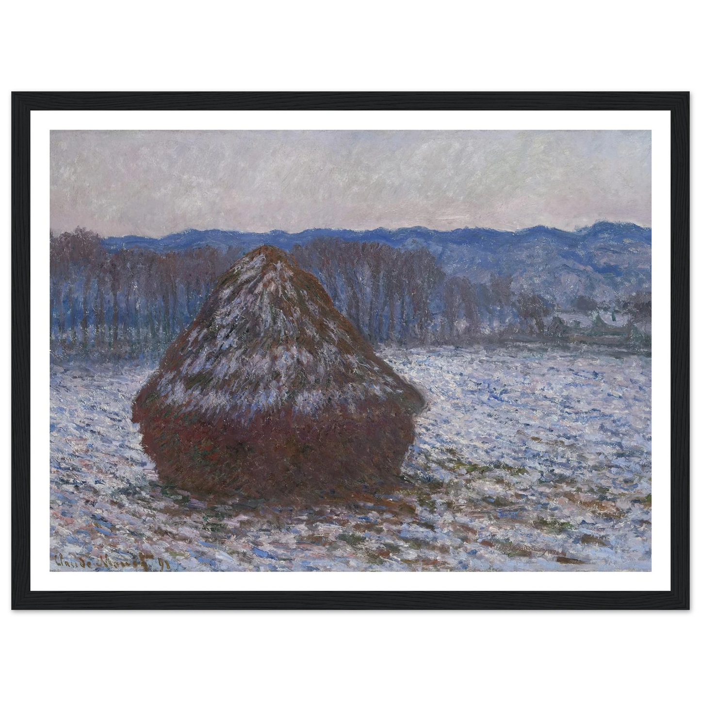 Stack of Wheat (1890) Art Print | Claude Monet-Quipham Collections