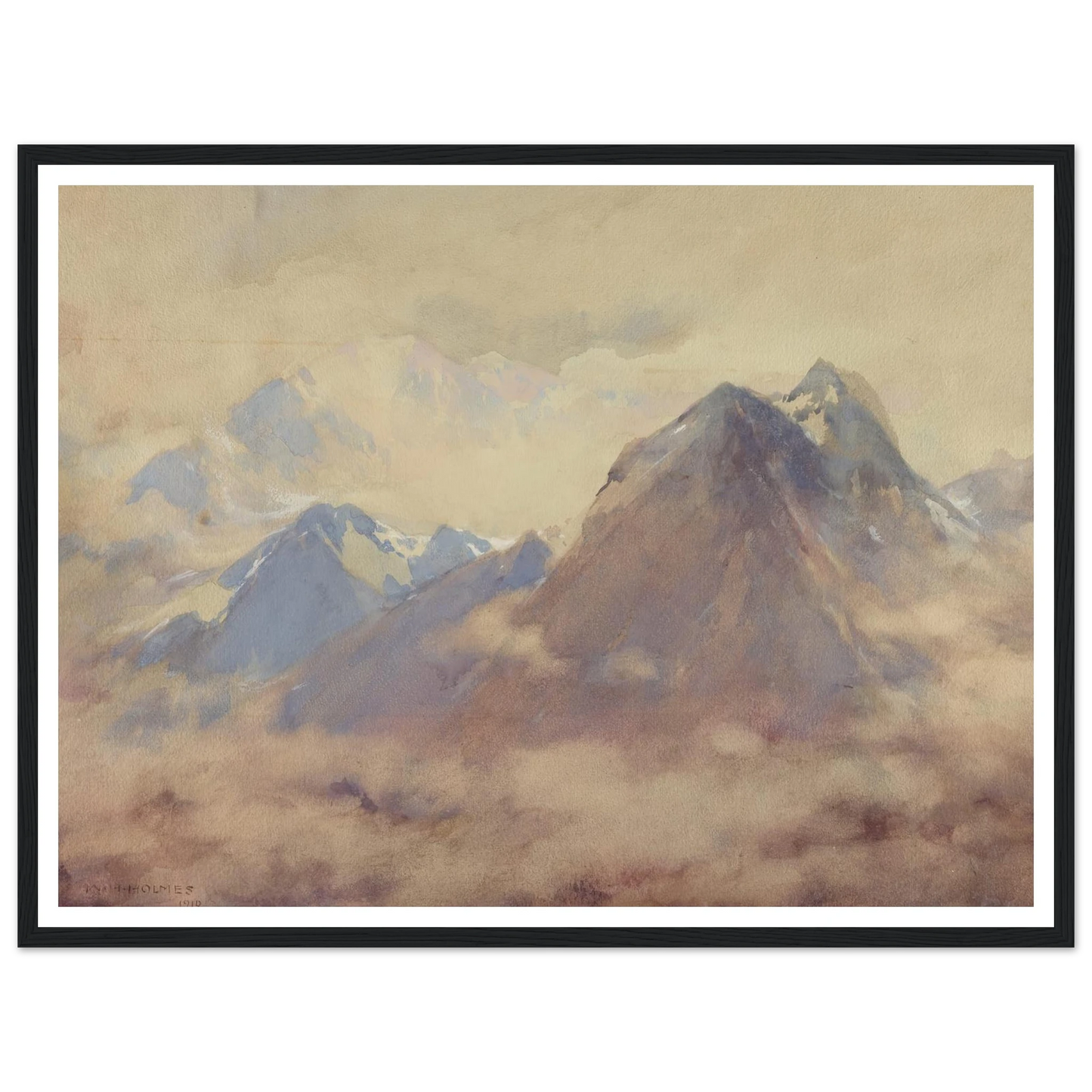 The Almighty’s Own, An Impression Of The High Andes (1910) Art Print | William Henry Holmes-Quipham Collections
